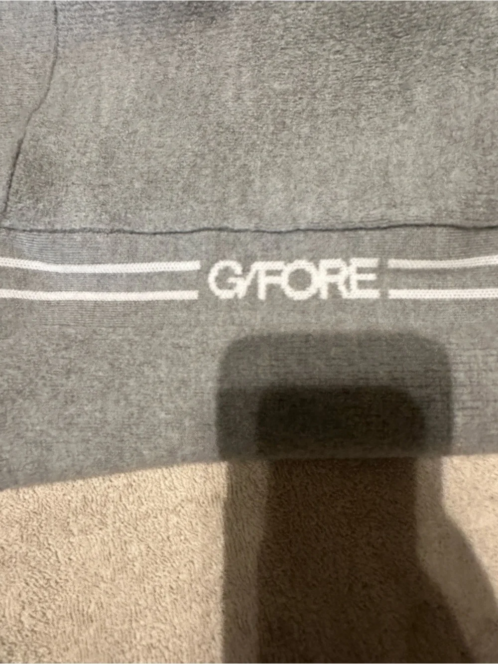 G/FORE Men's Grey wool hoodie XL